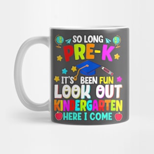 Kids So Long Pre-K Graduation Kindergarten  2024 Mug